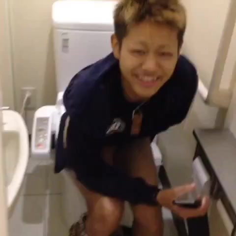 CHINESE BOY IN THE TOILET