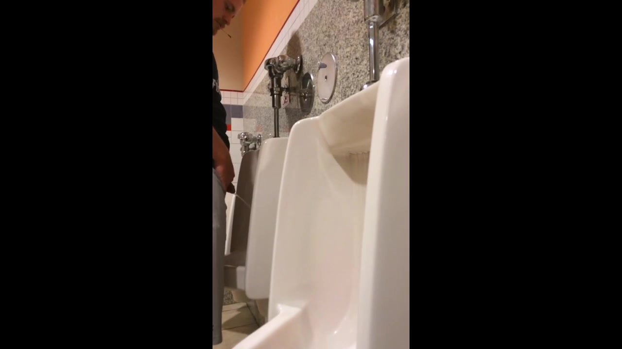 HOT MEN PISSING AT THE URINAL - video 5