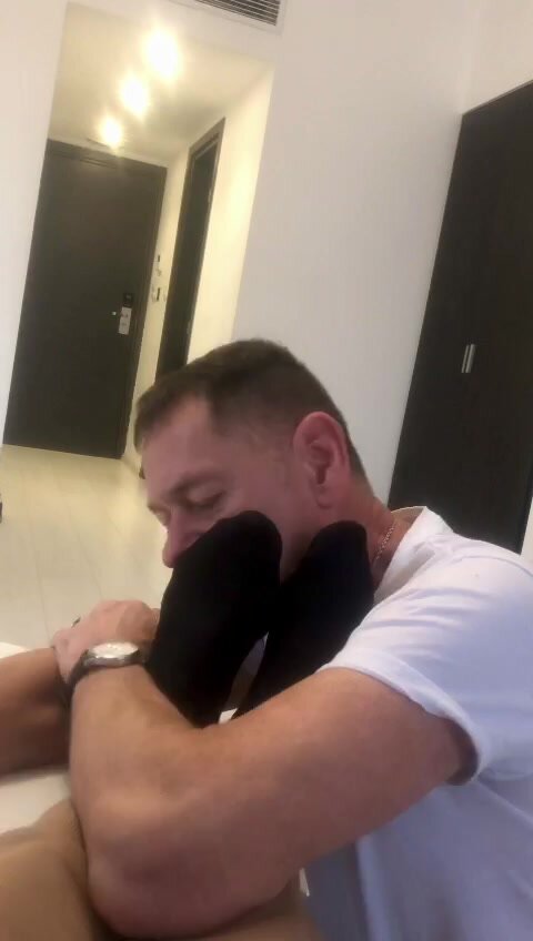 worshipping daddys black socks