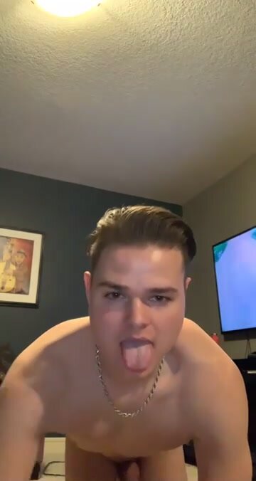 Naked Sub Crawls on All Fours