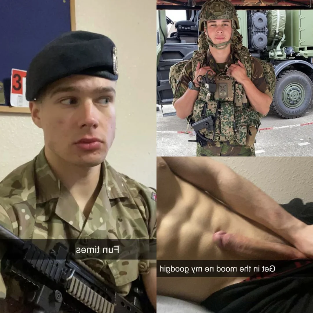 White 1 - UK soldier boy jerk in shower & bed (preview) - ThisVid.com