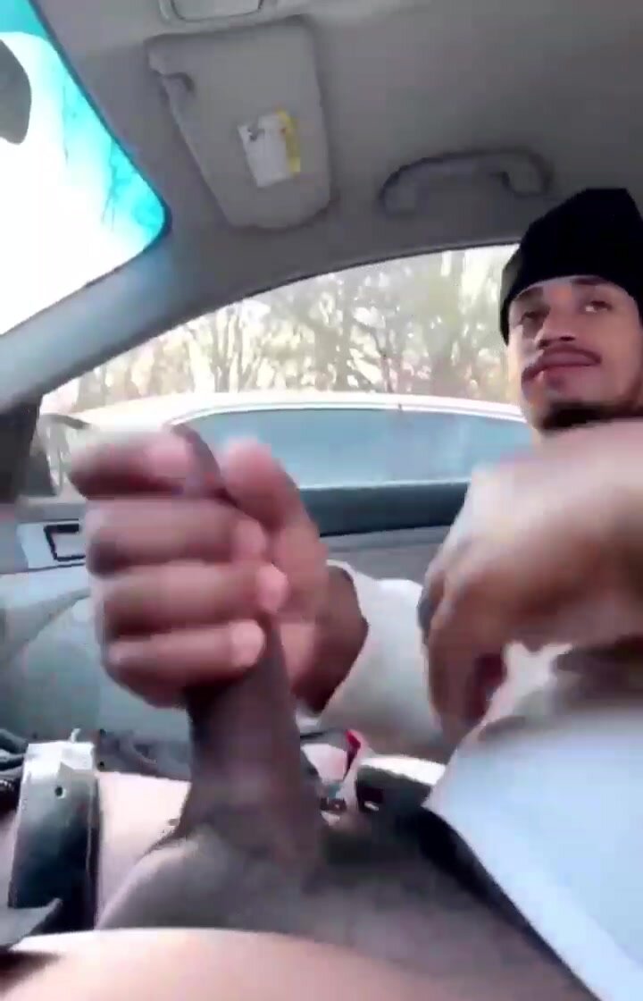Sucking off a friend in the car