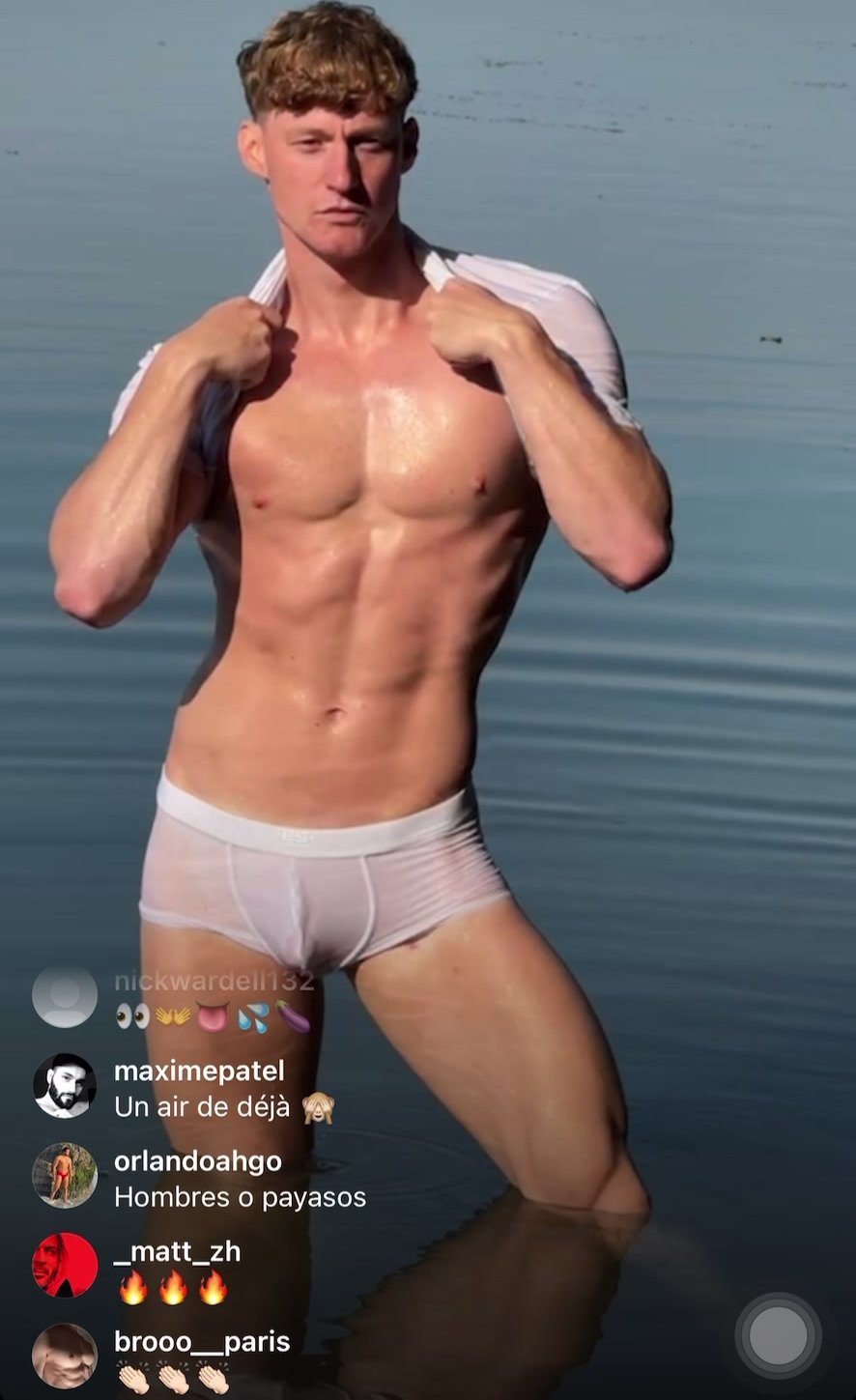 Hot Model Photoshoot in River