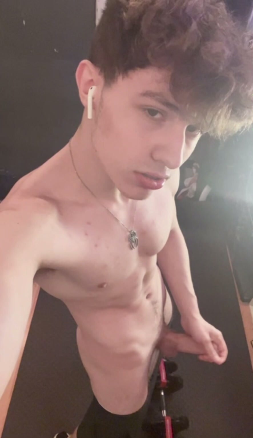 Verbal Teen Alpha jerks, cock slaps you
