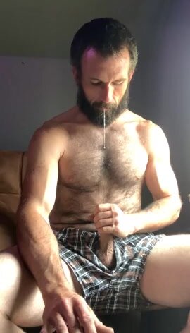 Daddy Jacking off in Boxers