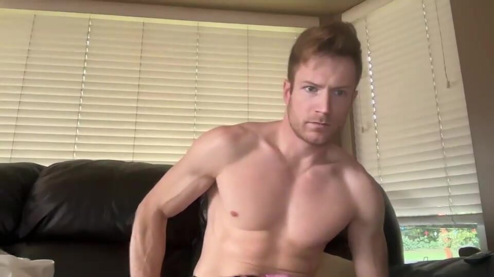 Uncut Canadian Pink Dildo On His Ass