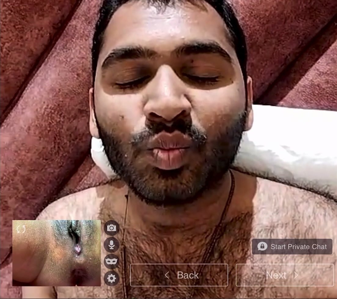 Hairy South Indian Man Baited