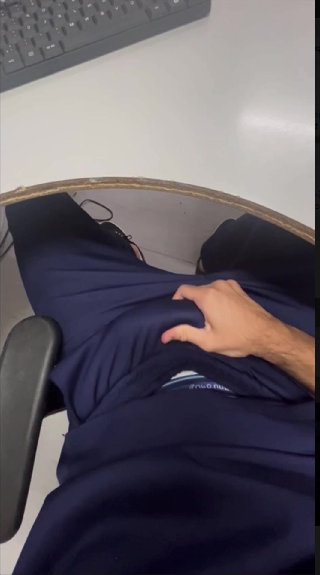 Dr jerk off in office