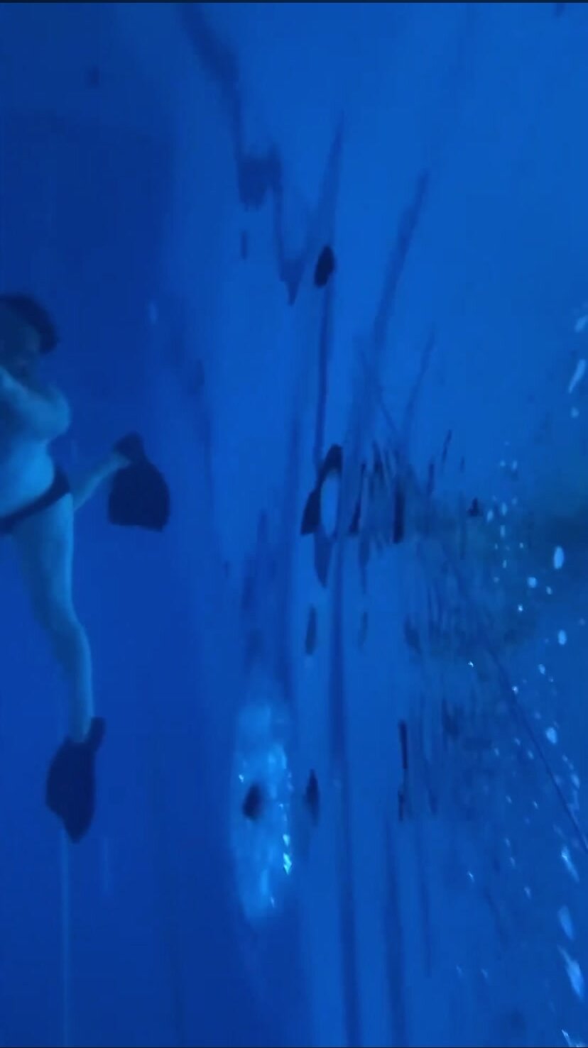Underwater again