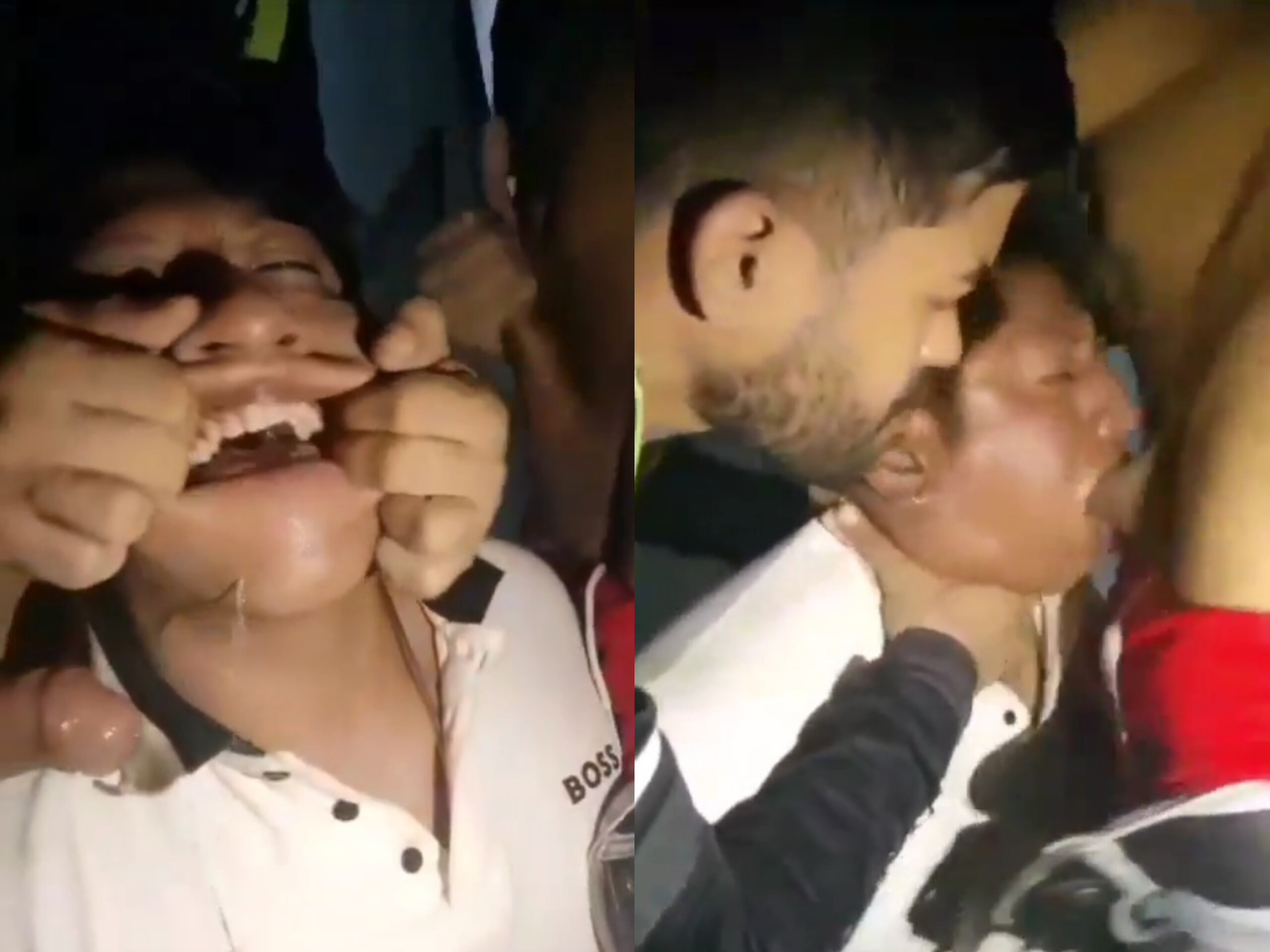 Peru Sub Face Fucked by 2 Alpha\