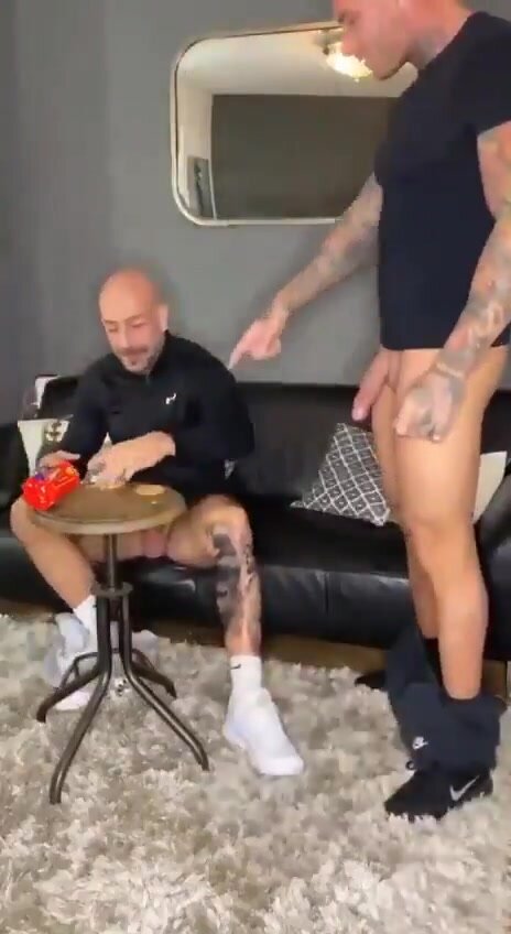 Straight dude cums on a cookie and let\