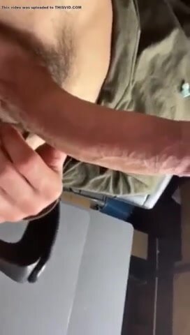 Hot twink jerking off cum