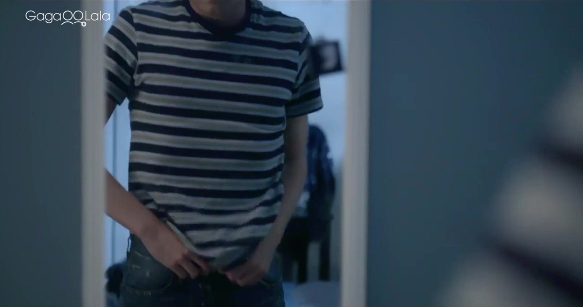 Chatting in His Briefs