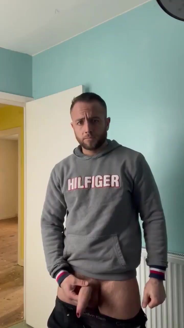 Cute and Cocky Dude Taking a Piss