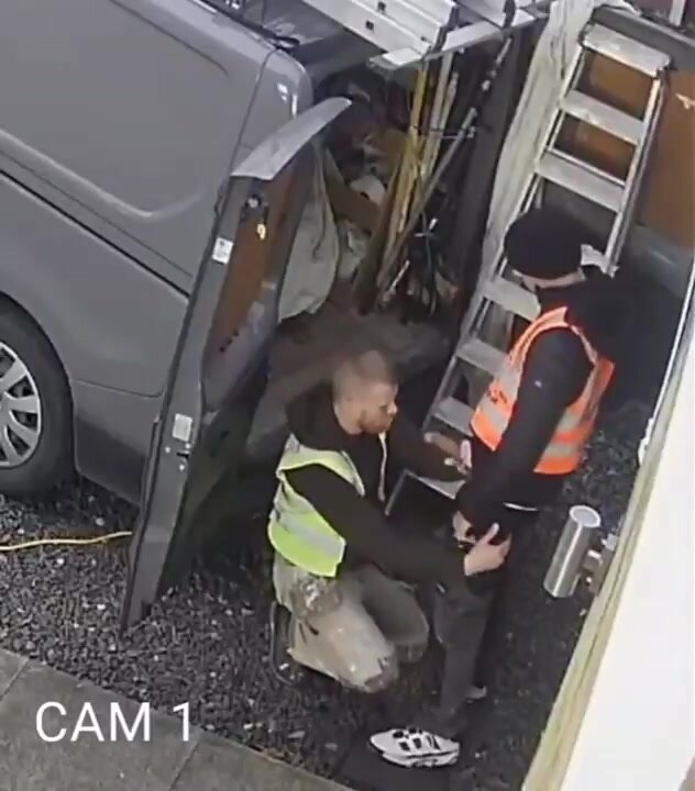 Quickie During Work Hours Filmed by Security Cam