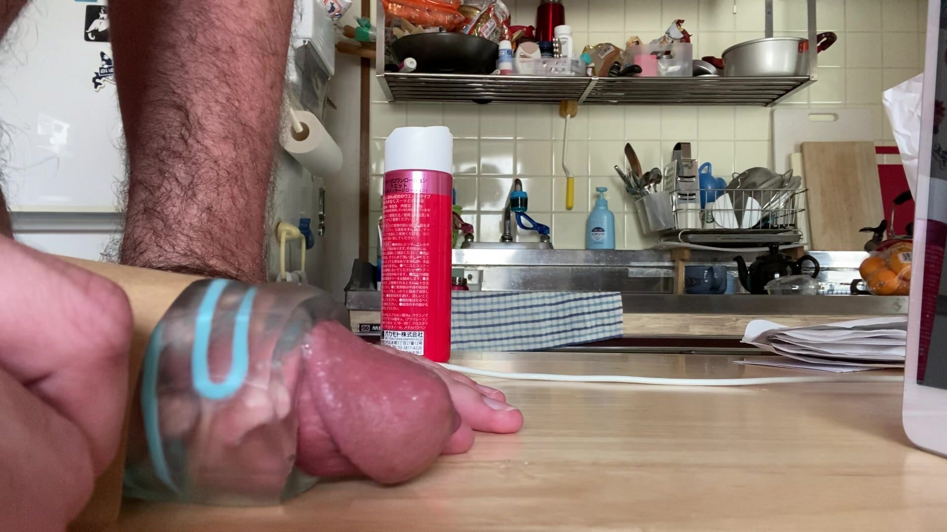 Side view fleshlight with cum