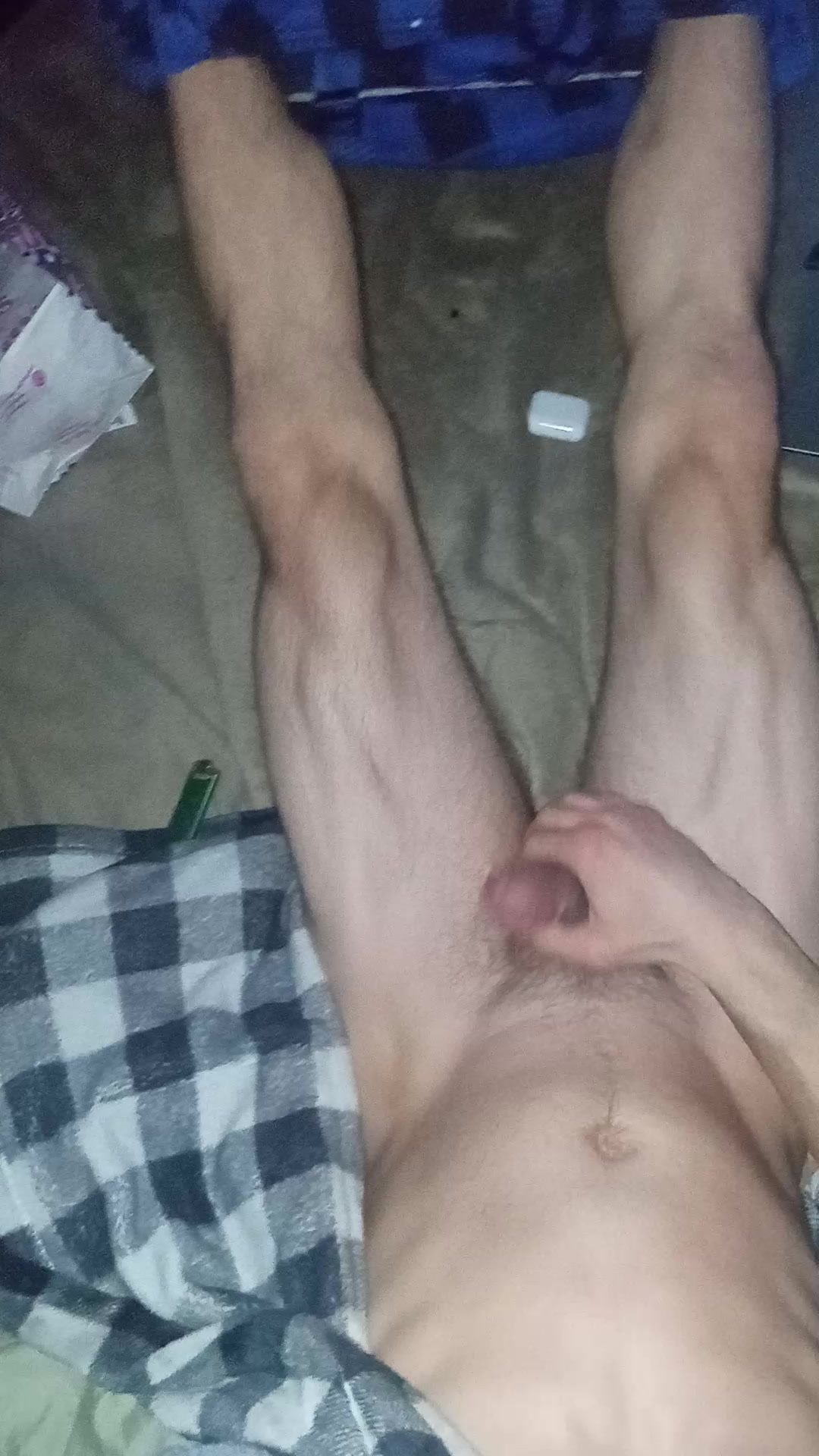 Jerking while flexing my muscles for bro