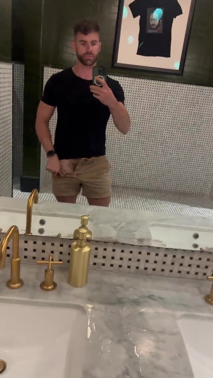 Freeballing Guy with Circumcised Dick