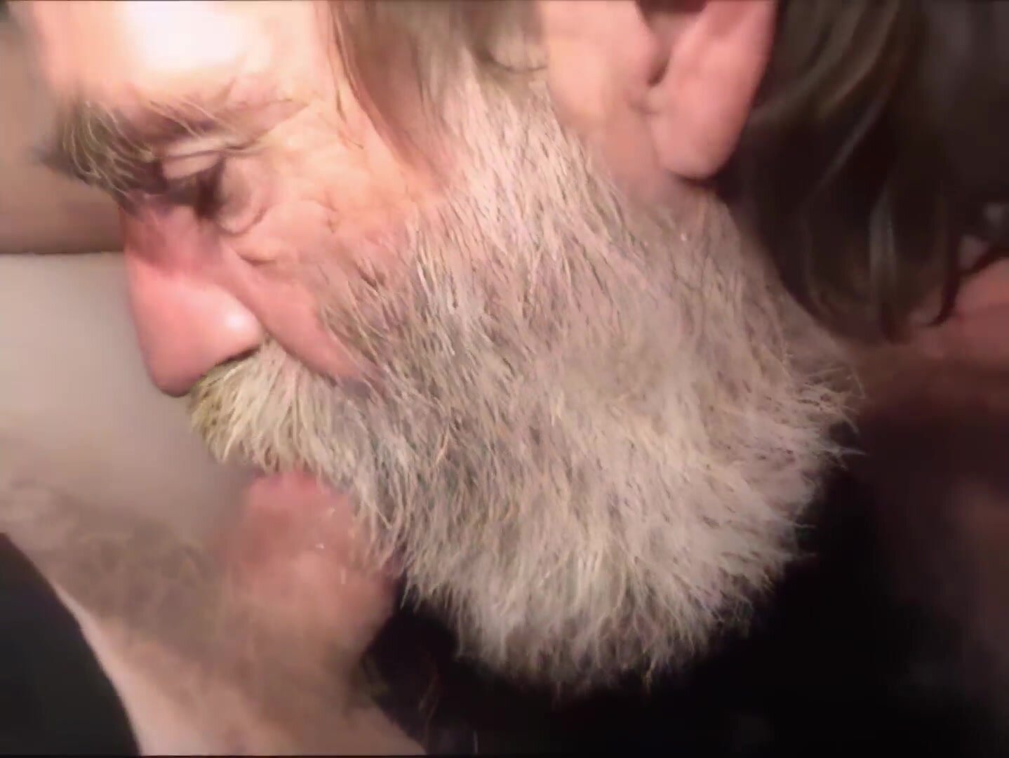Mature Redneck Cum Guzzler gets his prize