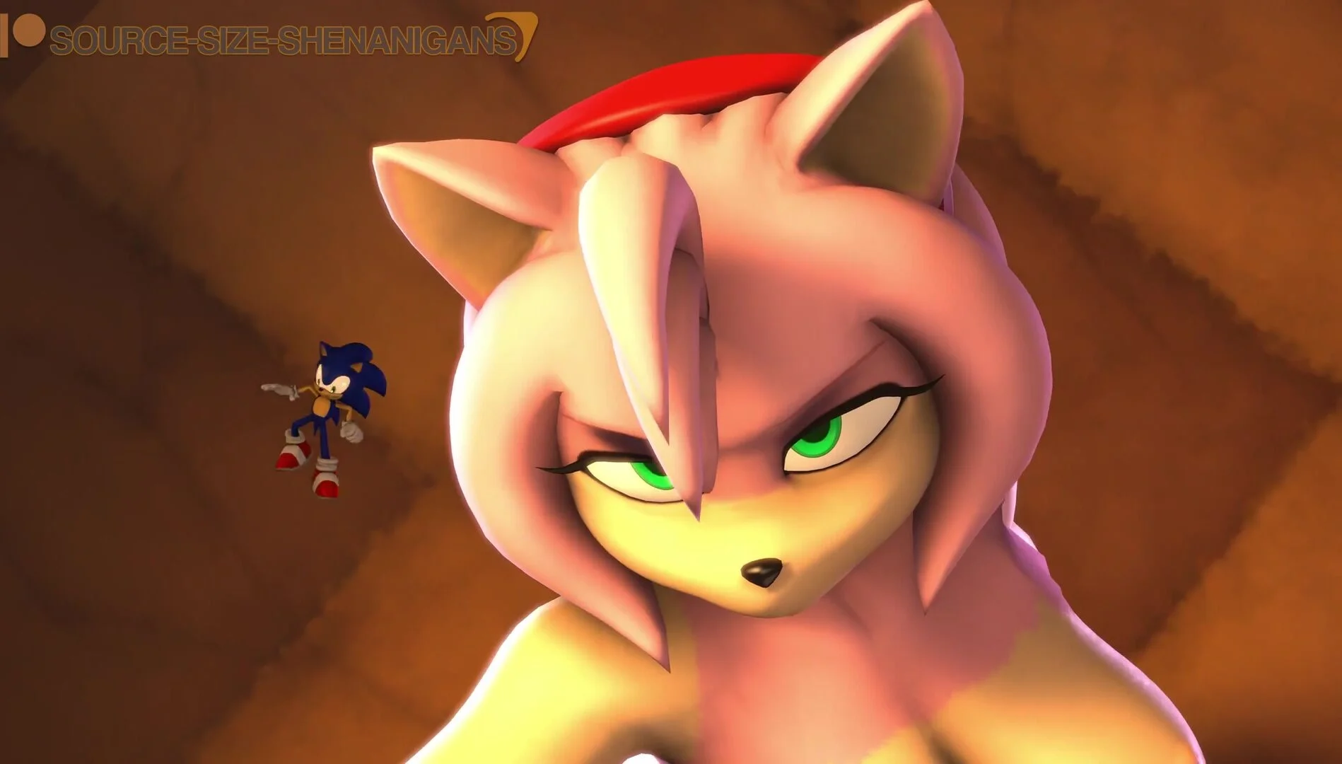 Amy Rose vore micro Sonic - ThisVid.com