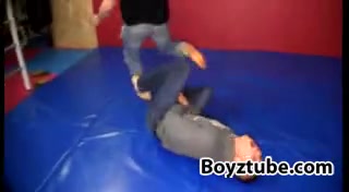Two guys wrestling 3