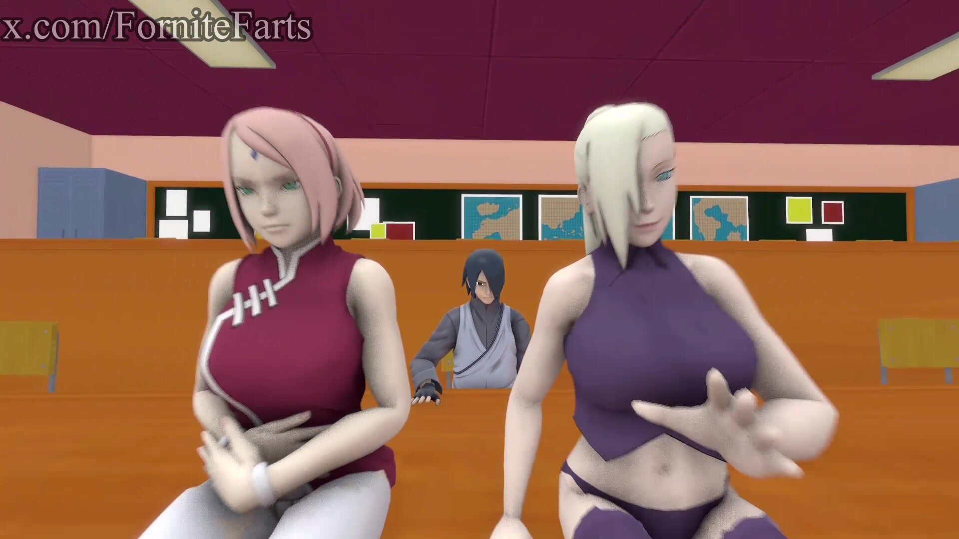 Hentai: Sakura and Ino Farts - ThisVid.com