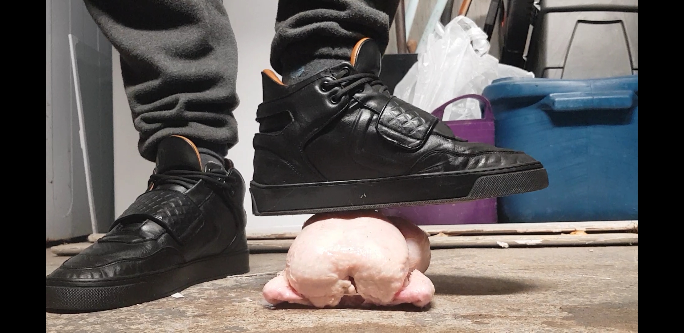 Sneakers crush chicken pt1