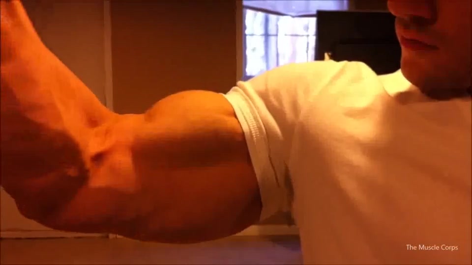 Big Biceps Flexing - video 2