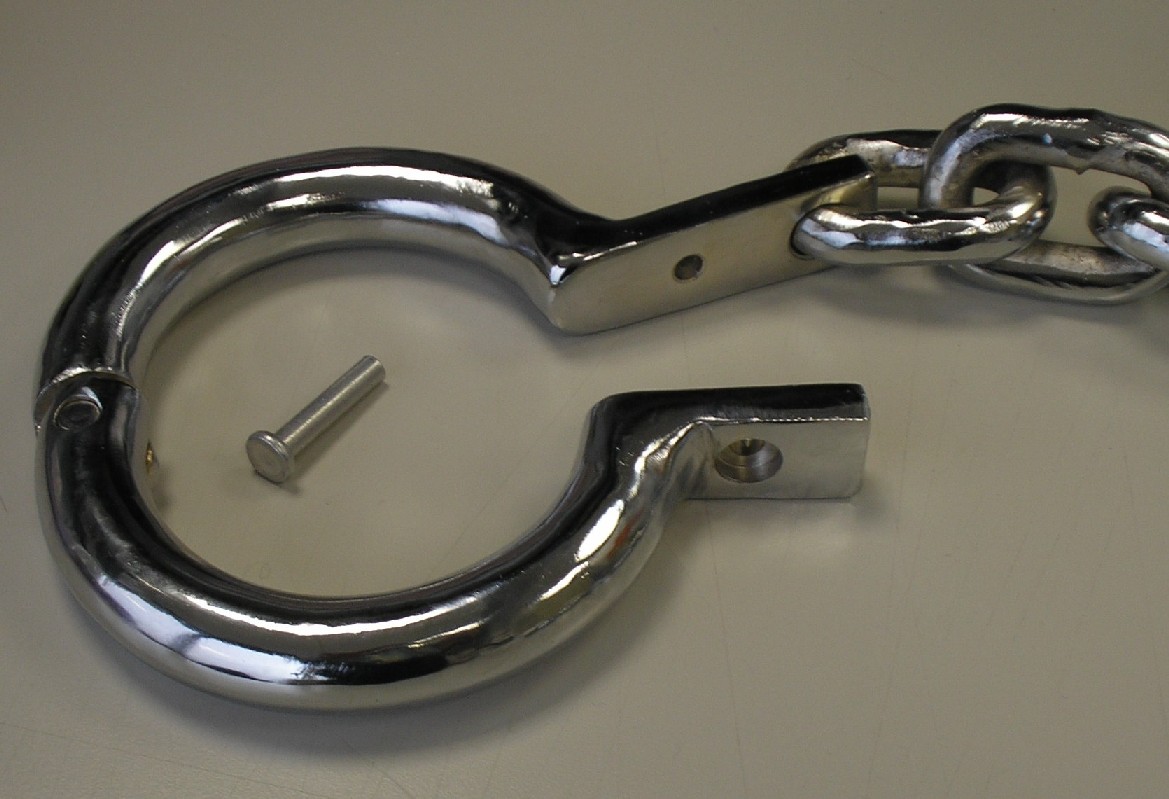 shackles using in prison 死囚的脚镣