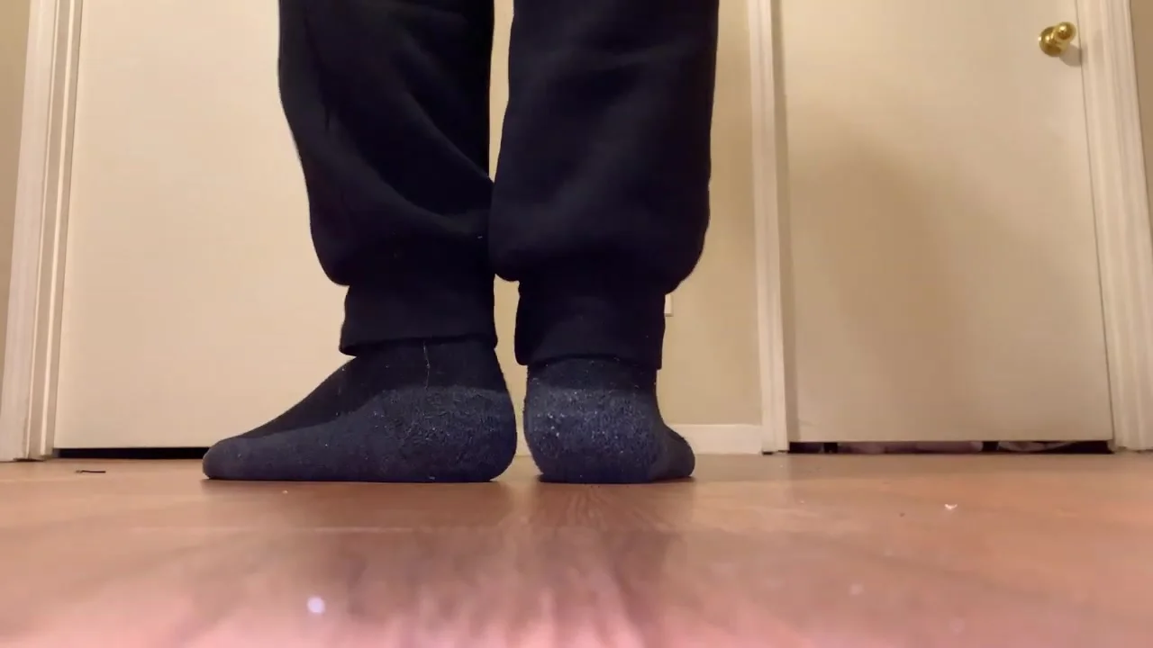 Foot Fetish Black Sock Removal Male Feet ThisVidcom