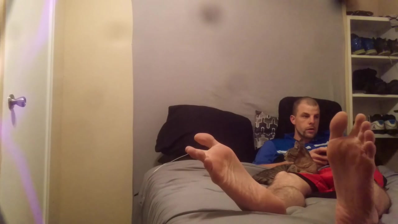 Feet at bed - video 3