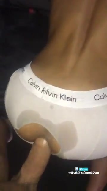 Fucked bareback in ripped Calvins