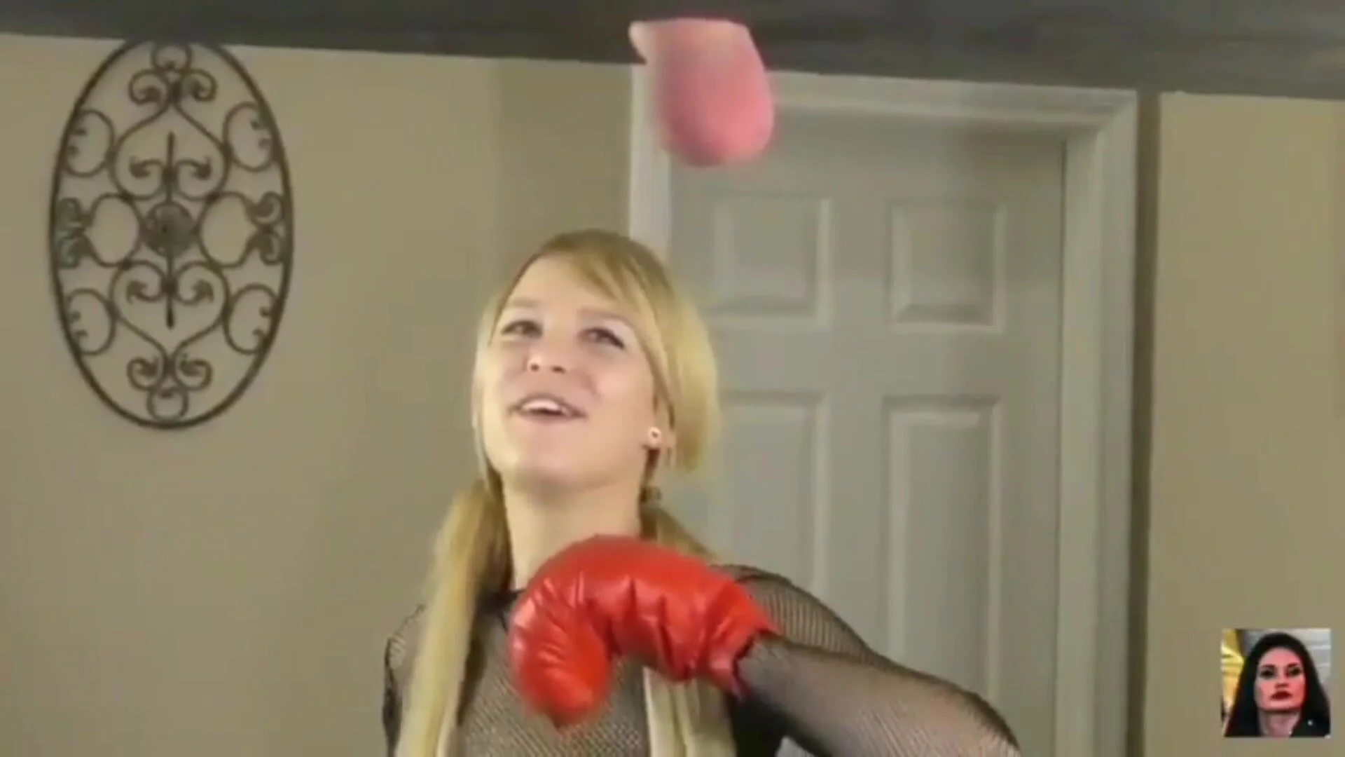 Testicular boxing bag - ThisVid.com