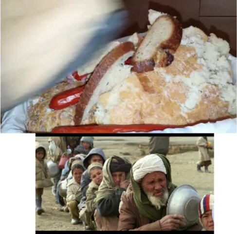 social sadism making fun of the starving