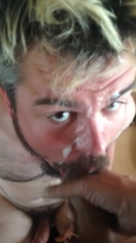 Spitting/cumming on slave's face