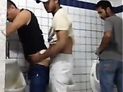Piggy action in the men's room