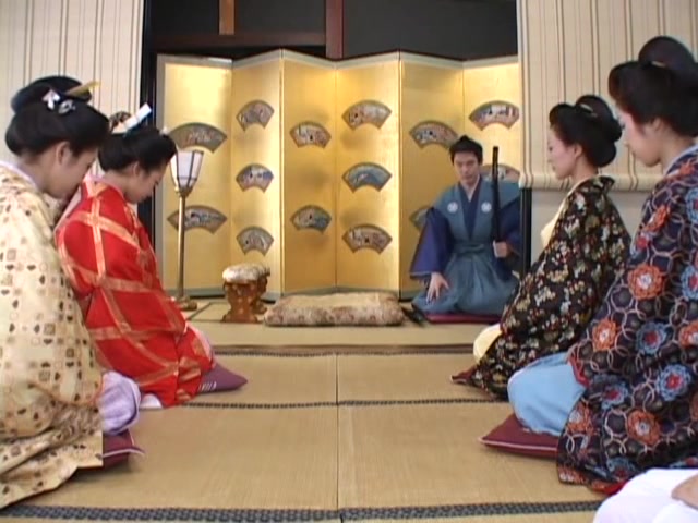 Japanese woman fucks the Samurai