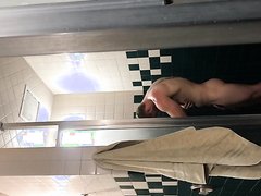 Hot friend showering