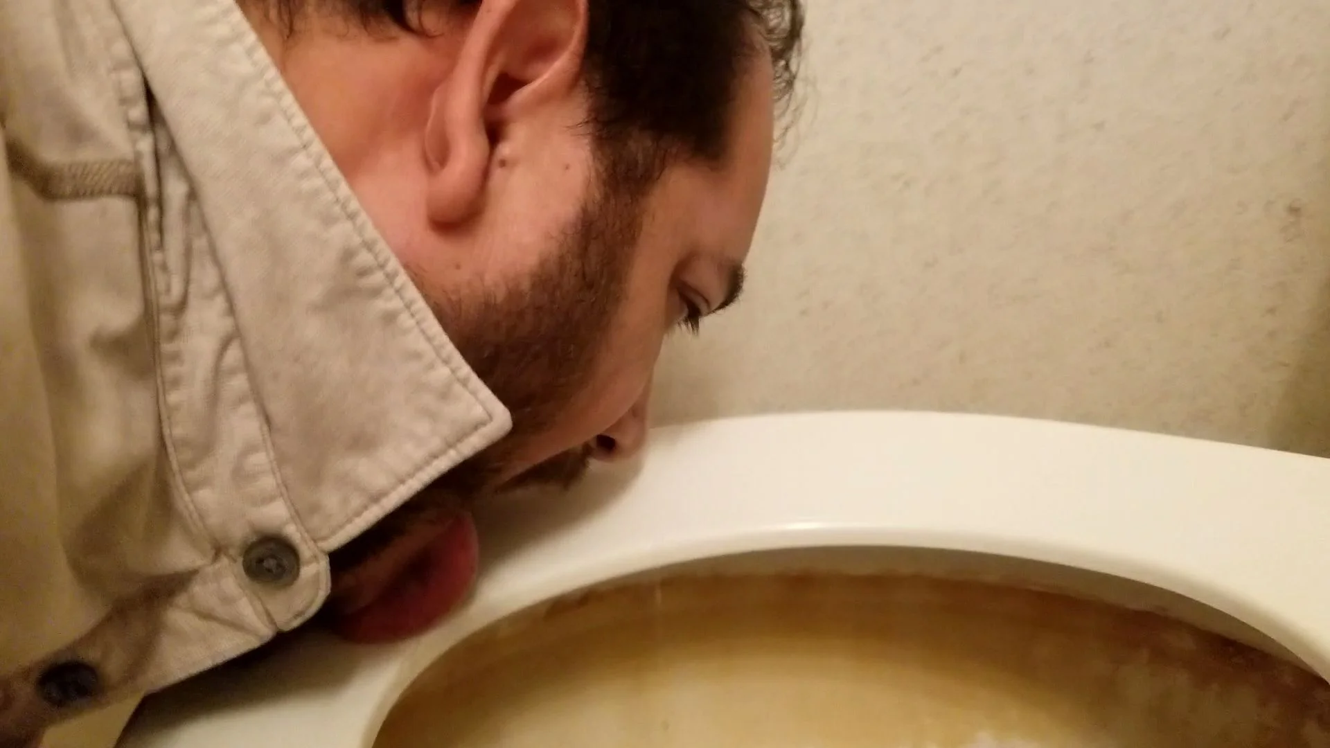 Licking The Toilet Seat Video 2 ThisVidcom