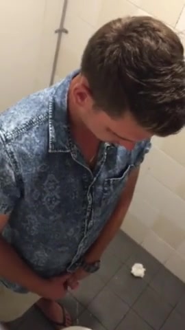 SPYING HOT BOY AT THE TOILET