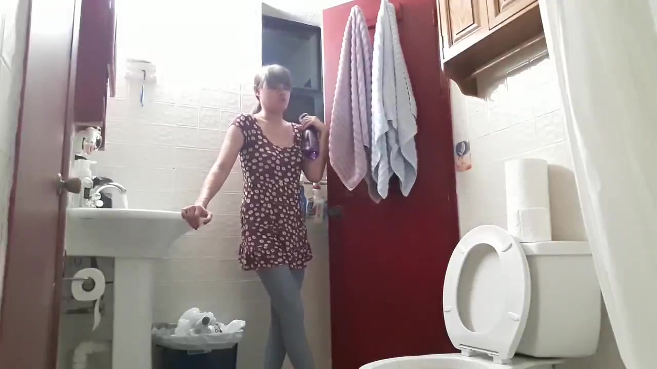 sexy bulimic girl vomiting