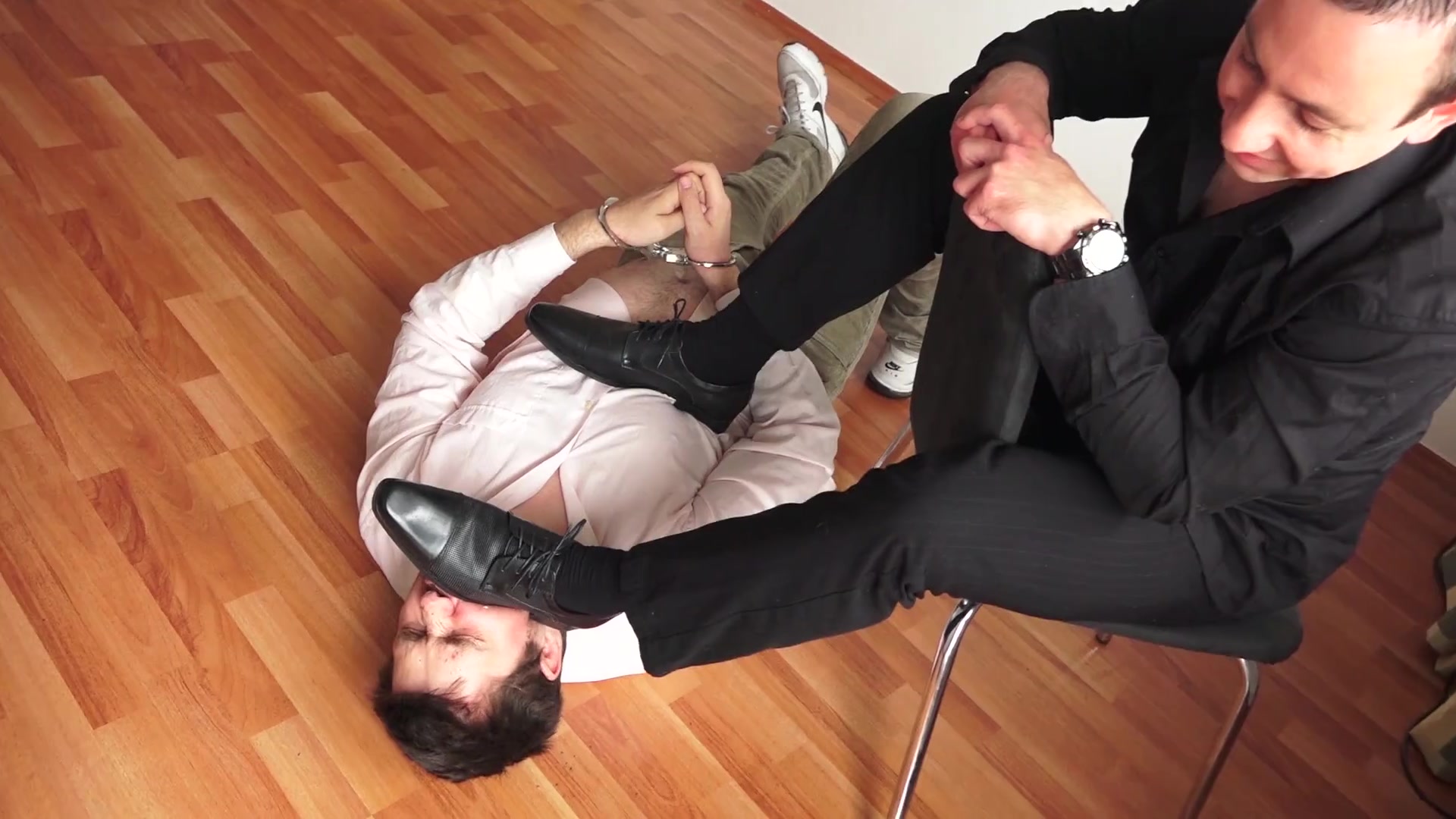Straight Handsome Master Forces His Shoe in… ThisVid