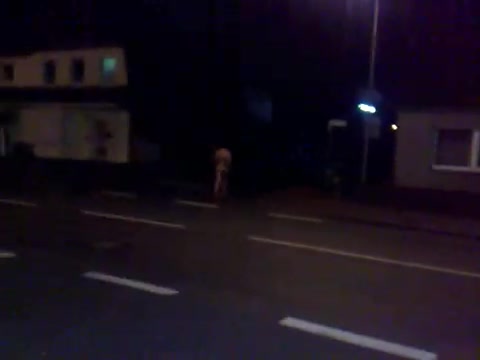 Night streaker naked public run
