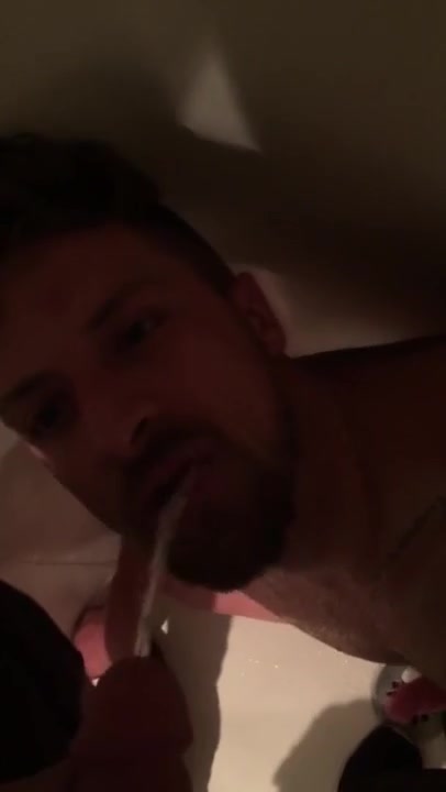 Straigh Frat Bro Loves Recording me while I Chug His Piss