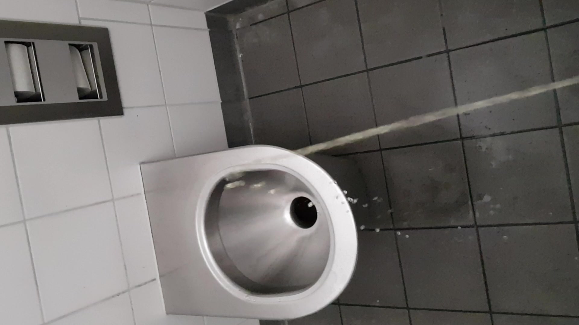 Pissing in Public Toilet