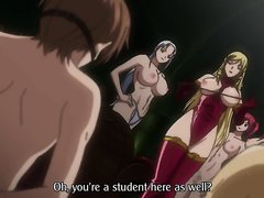 School mistress and her lucky slave boy hentai