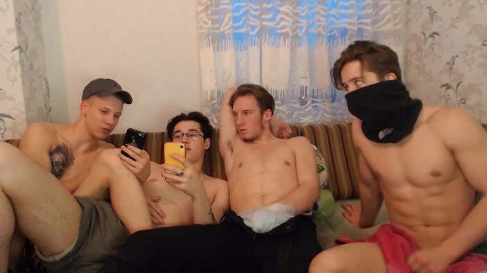 FOUR HOT RUSSIAN FRIEND ON CAM - video 2