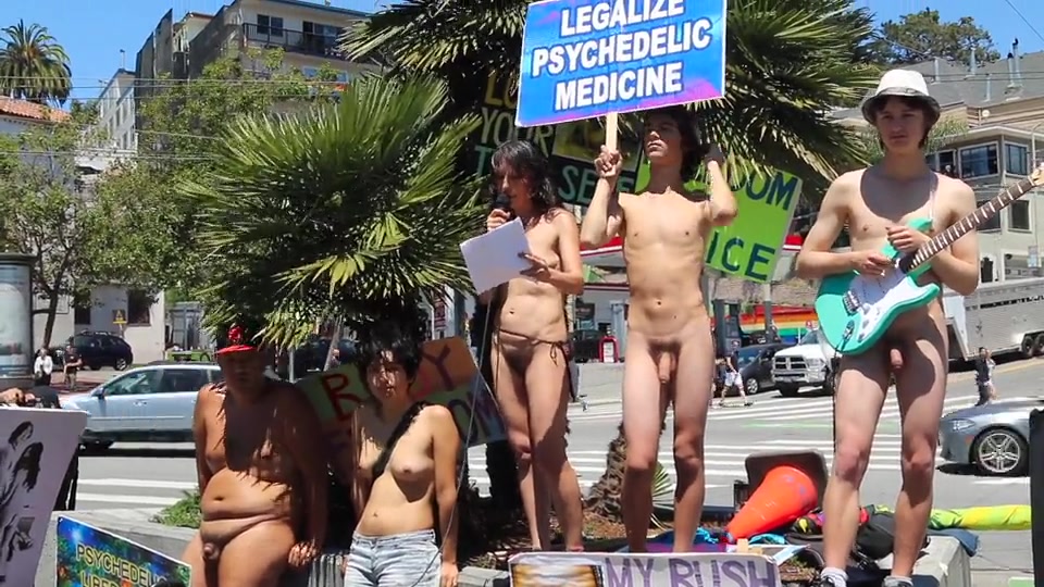 Mamifestation Naked In San Francisco Thisvid Com