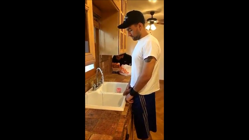 Hot YouTuber Joey Salads dicking and pissing around with his buds. 