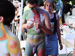 HOT BODY PAINTING IN NEW-YORK